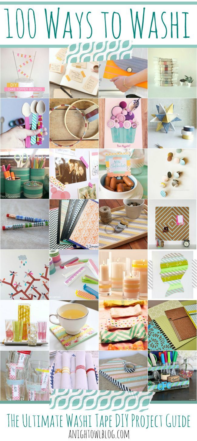 100 Ways to Washi – The Ultimate Washi Tape DIY Project Guide!