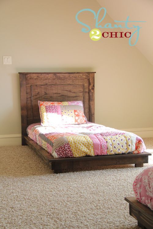 $30 Pottery Barn Inspired Twin Platform Bed