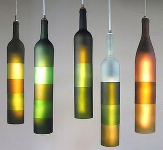 A website that is filled with cool ideas for old wine bottles.