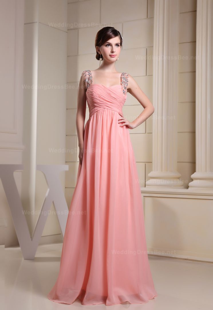 Bridesmaid dress style.Matron of Honor? Pretty with a touch of Bling!  Also avai