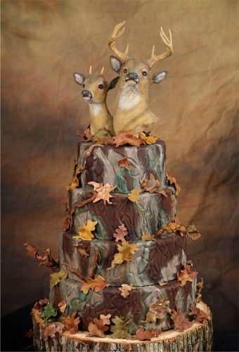 Camo Wedding Cake Wedding Cake