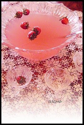 Celestina Marie Designs:pink punch…pink lemonade & 7 up topped with fresh
