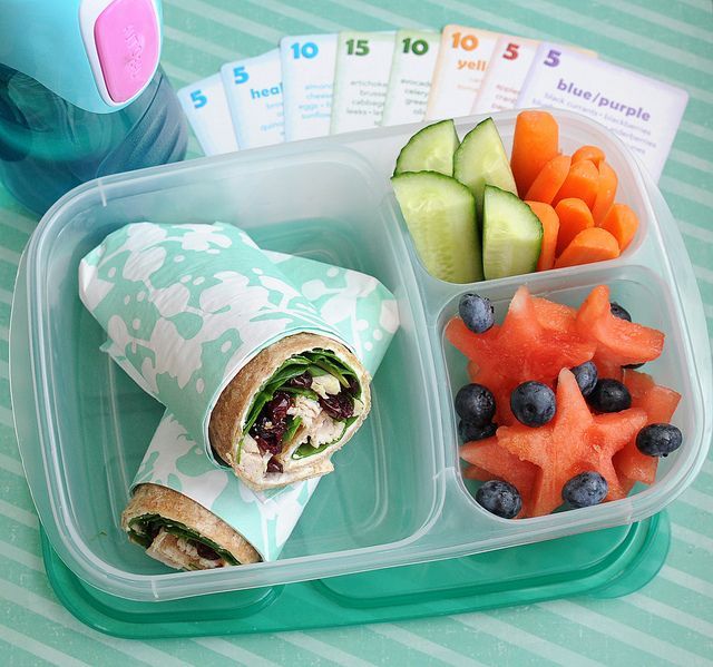 Healthy Lunch Challenge with Crunch a Color and EasyLunchboxes