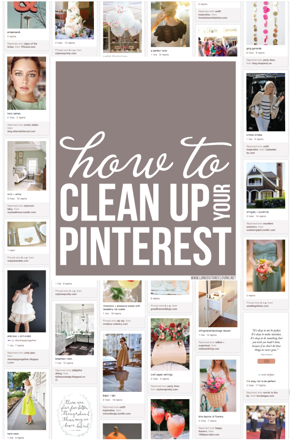 How to clean up your Pinterest boards-wish more did. Add the bookmark in the art