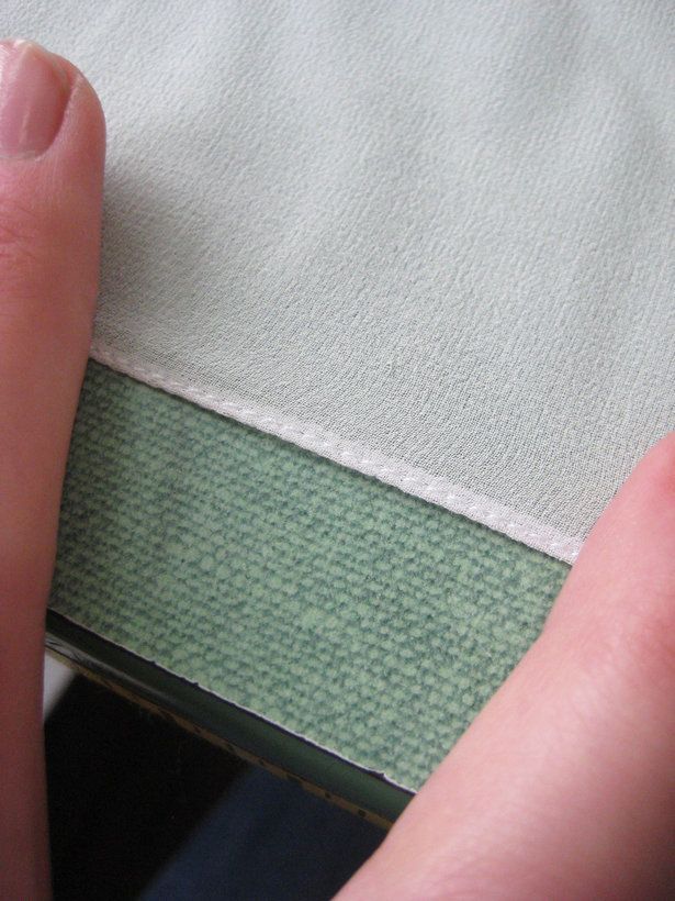 How to sew a perfect teeny narrow hem.