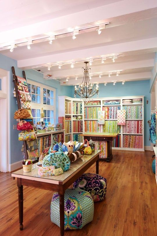 I wish I had this room for my sewing room.
