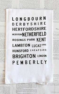 Jane Austen Tea Towel | 16 Fancy Gifts For Book Nerds