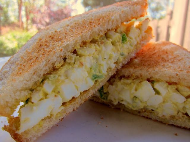 MASTERS Augusta egg salad…THE best egg salad sandwich I've ever had! Makin