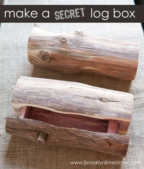 Make a Secret Log Box