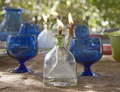 Patron Bottle Oil Lantern