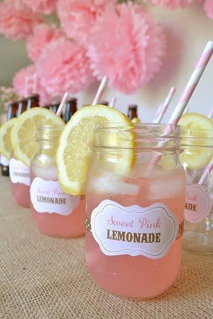 Pink Lemonade for bridal shower