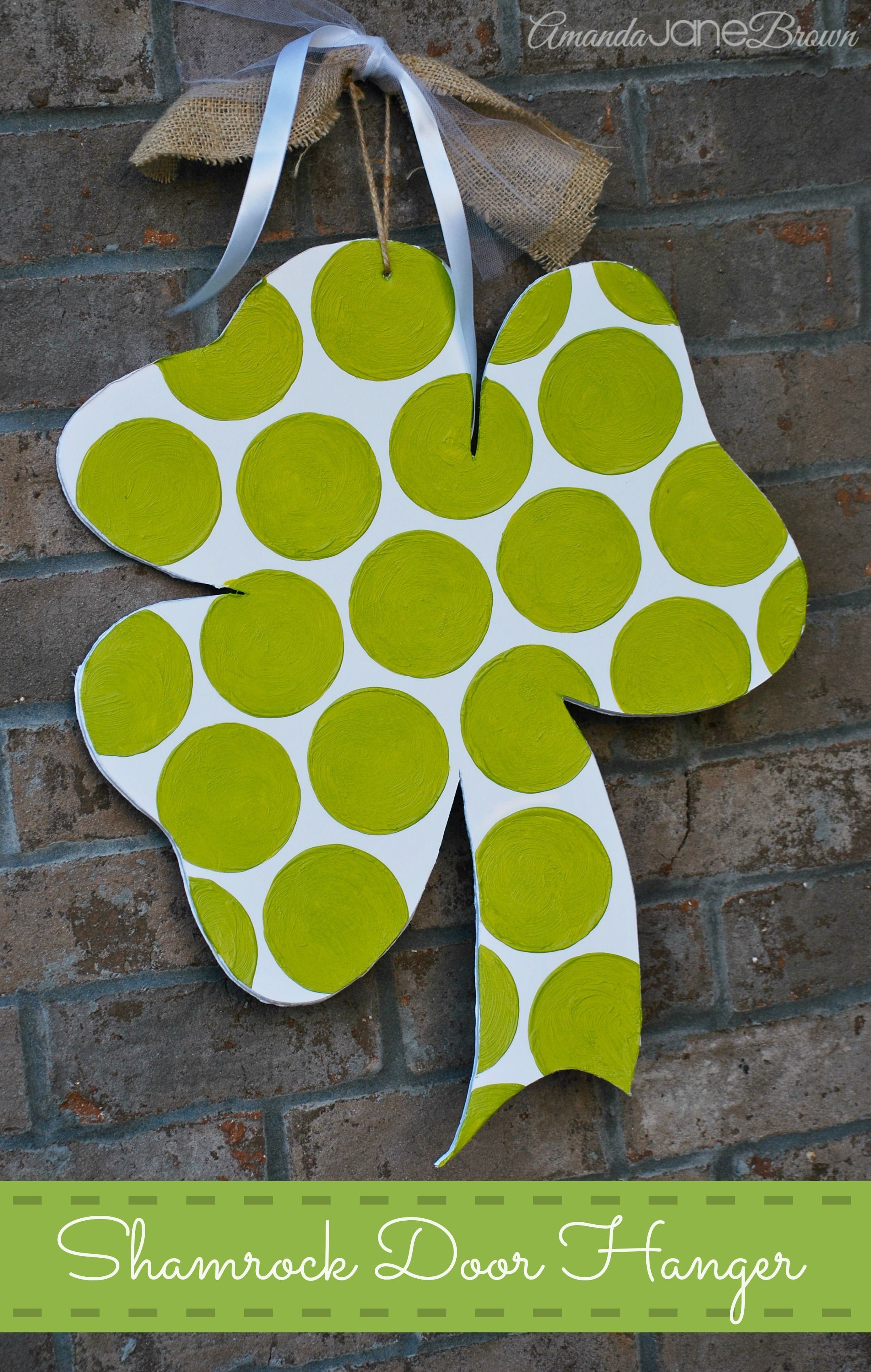 Shamrock Door Hanger