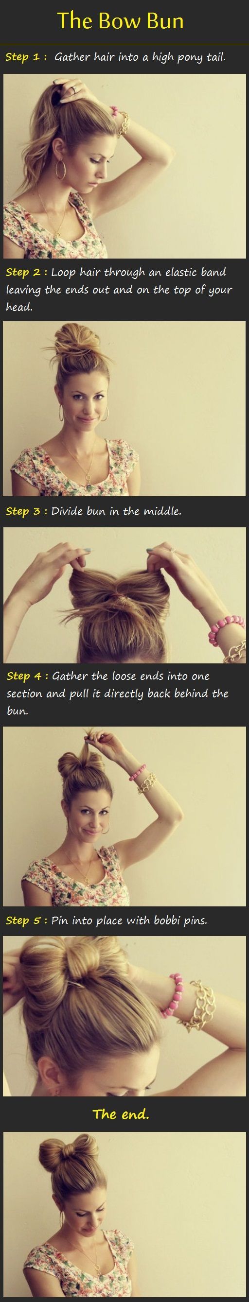 The Bow Bun Tutorial | Beauty Tutorials