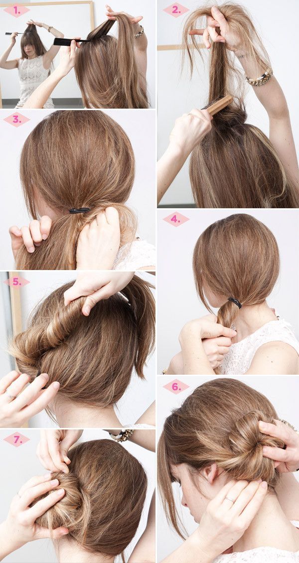 The side-swoop bun can be as polished or imperfect as you want it to be, just ga