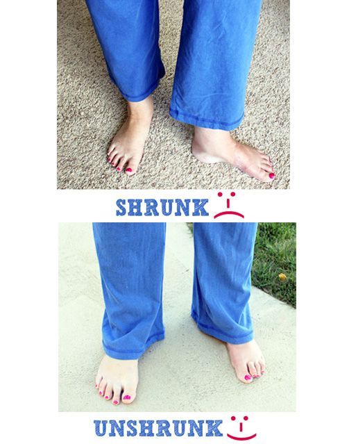 Unshrink clothes….where has this post been all my life??? Amazing!!!