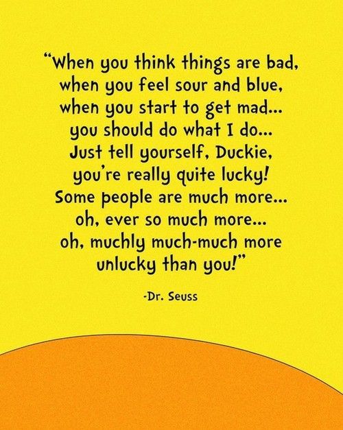 Wise Words Dr. Suess.