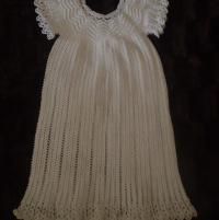 crochet heirloom dress for baby girl