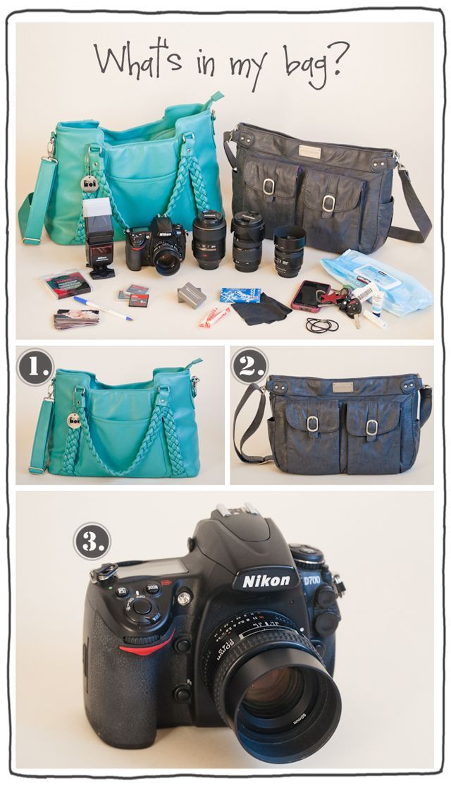get a glimpse inside photographer Monica Wilkinson's camera bag and office s