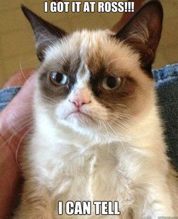 Bwahaha! Even Grumpy Cat knows that you should shop at Nordstrom Rack instead of