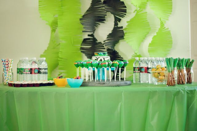 Delightful Deets: Teenage Mutant Ninja Turtle Birthday Party    This would also