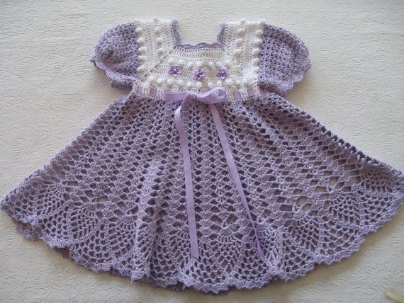 Dress for Baby Girl Crochet Pattern PDF