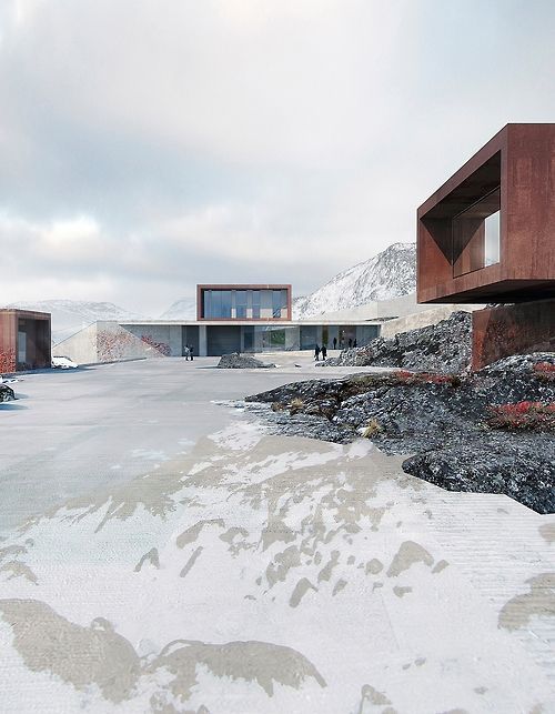 Ny Anstalt in Nuuk, Greeland. Correctional facility. 8,000 square metre by Danis