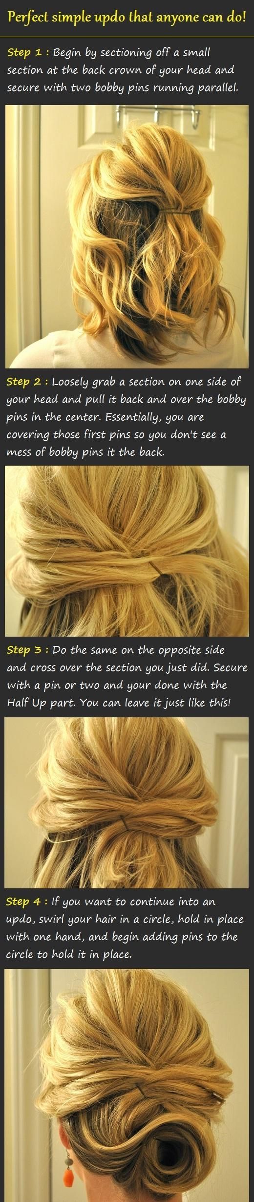 Simple updo