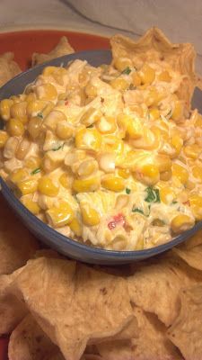 The BEST corn dip ever! Gone in minutes!