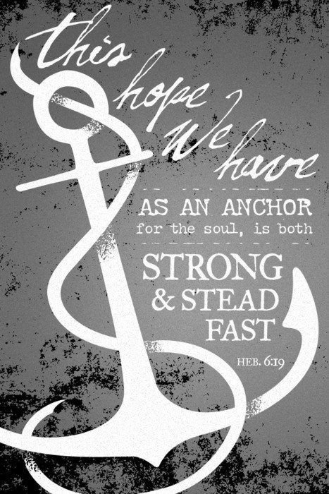 This is the verse that has made me want anchor tattoo