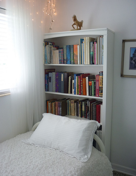 a fantastic small-space solution for both dorms and apartments. The bookcase dou