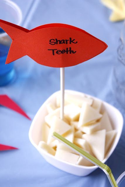 shark teeth for shark party