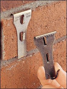 Brick Clips – hanging on brick without drilling!