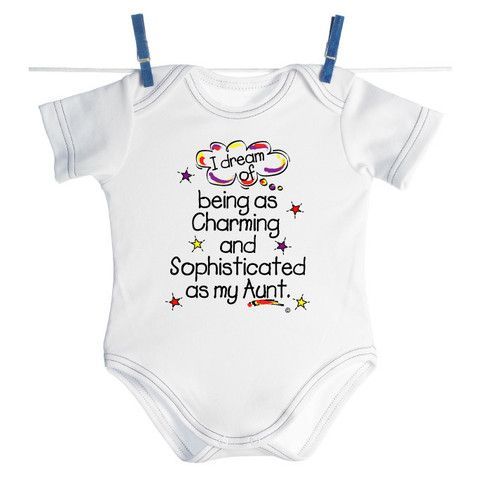 Charming Aunt Baby Onesie