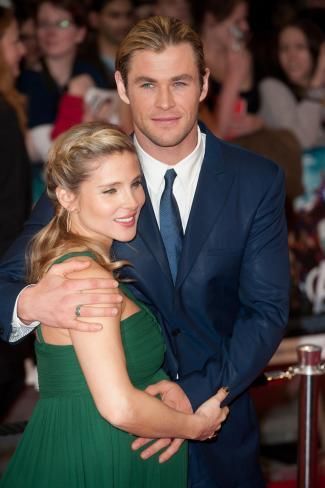 Chris Hemsworth proudly shows off wife Elsa Pataky's pregnant belly