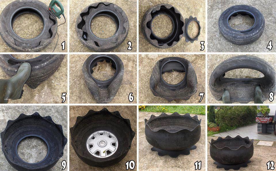 DIY recicla un neumático (DIY recycled tire) I remember riding my tricycle