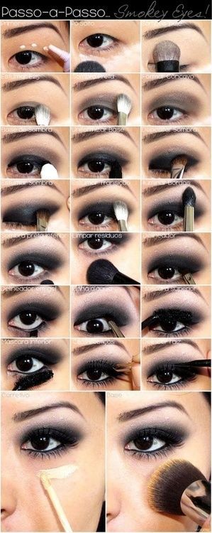 DIY smokey eyes