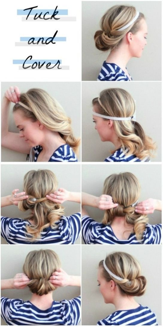 I do this all the time!  It also works well because if you get your hair a tiny