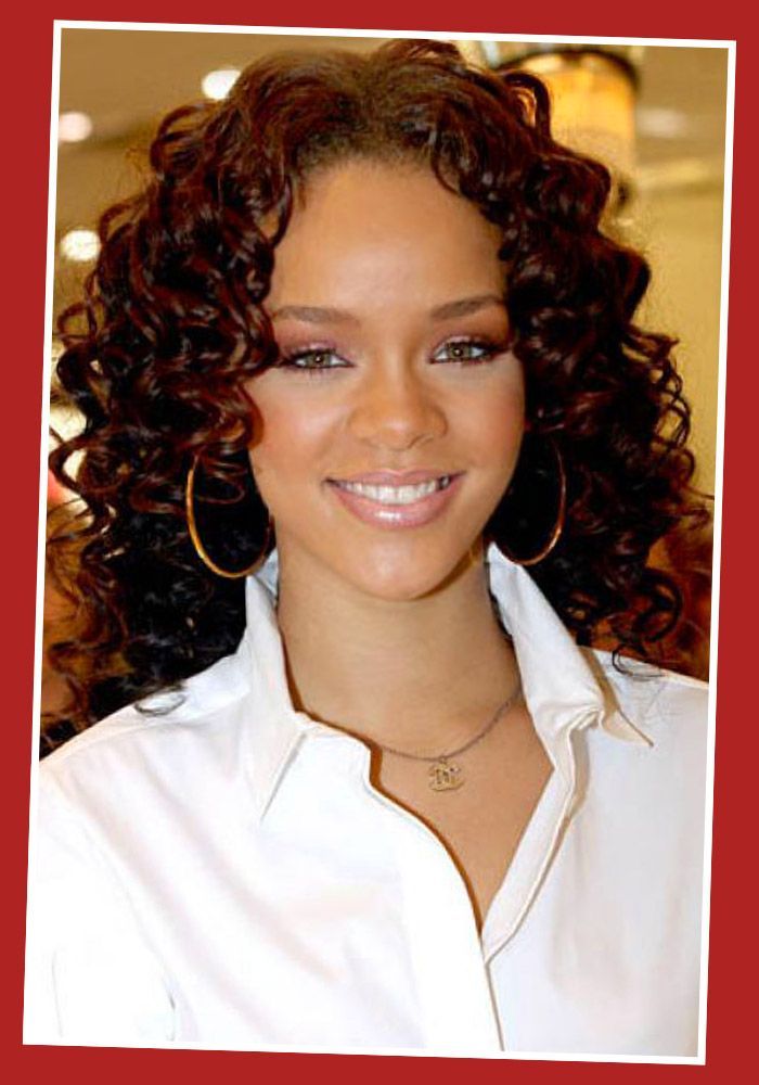 Image detail for -Rihanna – Curly Hair Styles for Long Hair