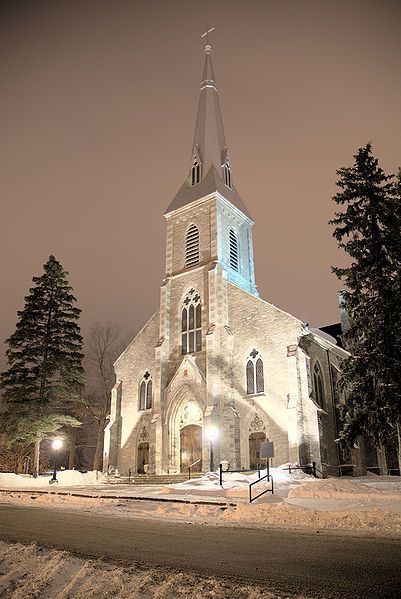 One of the oldest remaining Catholic churches in Ontario. Gothic Revival style.