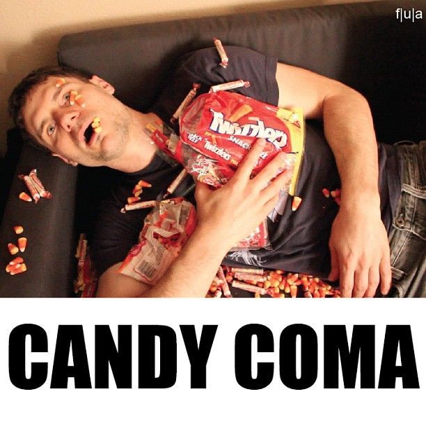 Awake, but still cannot move good. #Candy #Coma #Glukose – @flula- #webstagram –