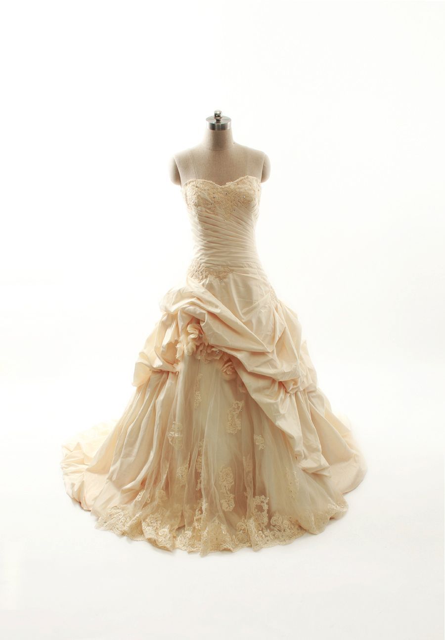 Ball Gown Taffeta Sleeveless bridal gown