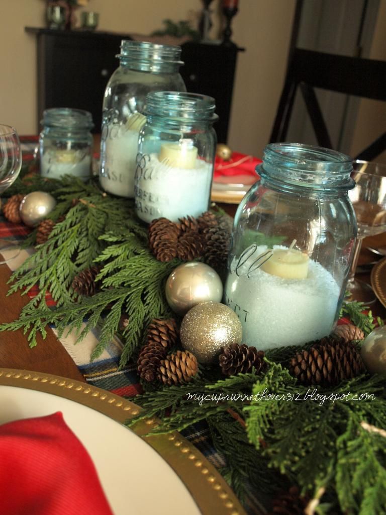 Christmas Tablescape – simple DIY!!