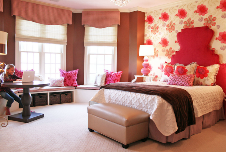 Decorpad – Lucy and compancy- Tween girls bedroom. love the colour punch and the