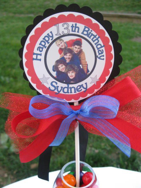 Deluxe ONE DIRECTION birthday party by Cupcakeqtscelebrate on Etsy, $5.50