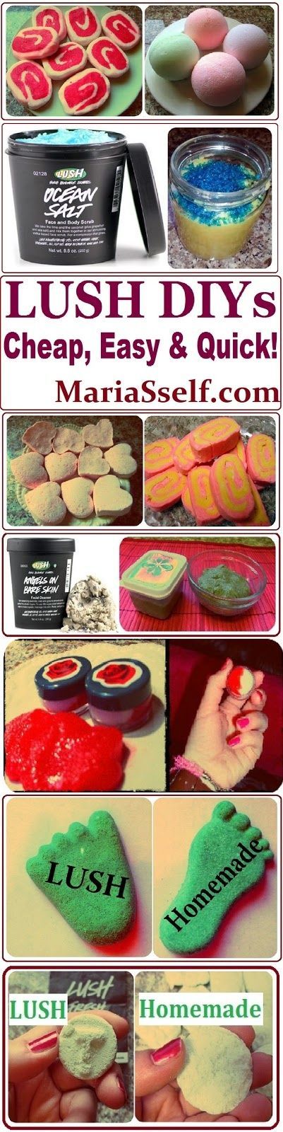 DIY LUSH Product Recipes, How to Make them CHEAP, EASY  QUICK