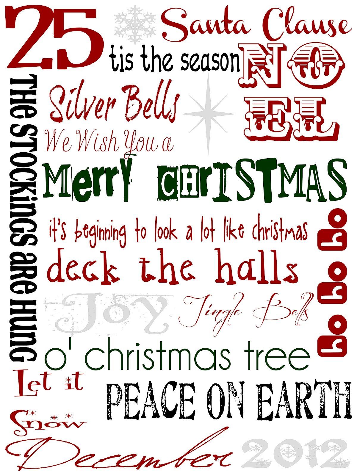 { Ds ThInGs }: Christmas Printable – FREE