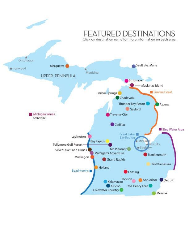 Featured Destination Locations – Pure Michigan Travel
