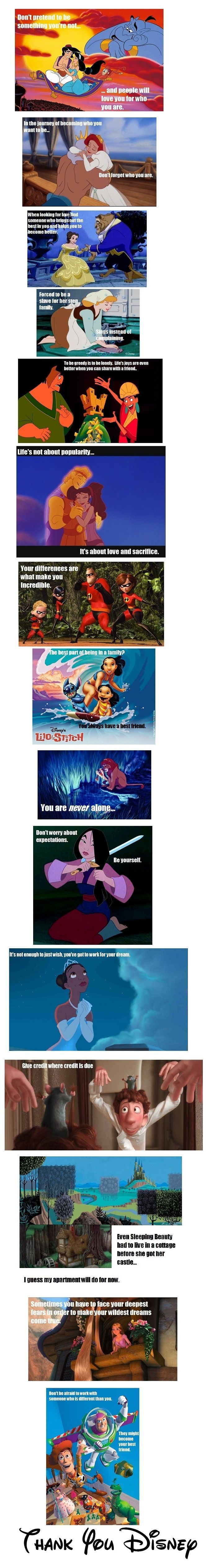 Life lessons from Disney – This almost made me cry.