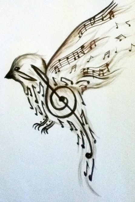 Music Note Bird Uhm This Is Beautiful
