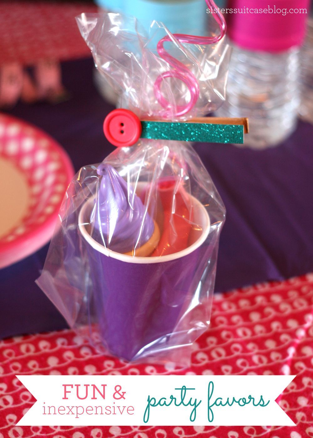 Party Favors – Each favor included: ice cream cone bubbles (3 for $1), a Loopy s